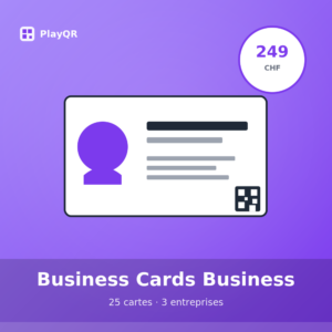 PlayQR Business Cards Business