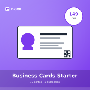 PlayQR Business Cards Starter