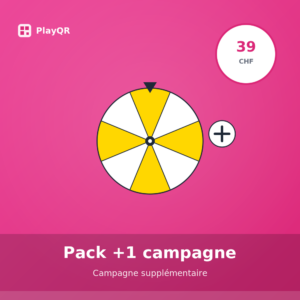 PlayQR Roue — Pack +1 campagne