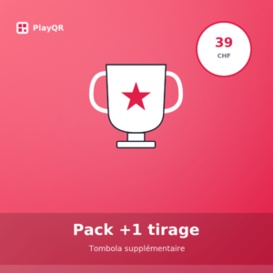 PlayQR Tirage — Pack +1 tirage